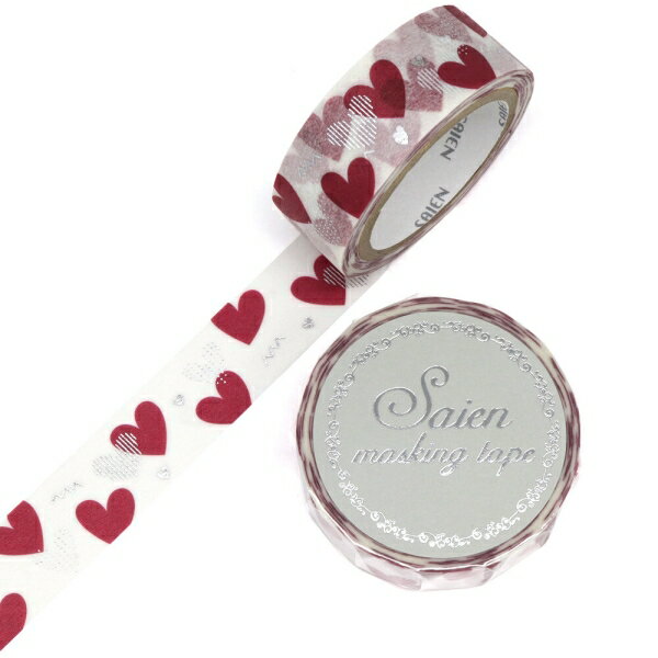 マスキングテープ ハート 幅15mm