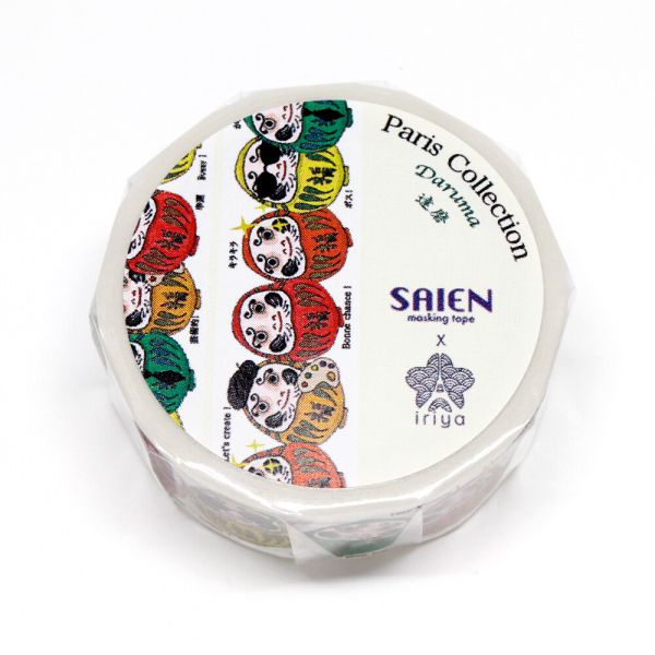 Ariane GERARD×SAIEN マスキングテープ 達磨(だるま) 幅15mm