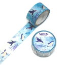 マスキングテープ Marine Life ペンギン 幅20mm