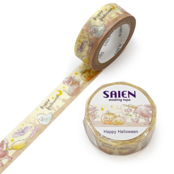 マスキングテープ Happy Halloween(ハッピーハロウィン) 15mm [キャンセル・変更・返品不可]