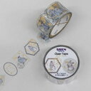 クリアテープ Stamp story うさぎ 金箔/20mm