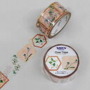 クリアテープ Stamp story Wildflower(野草/花) 金箔/20mm