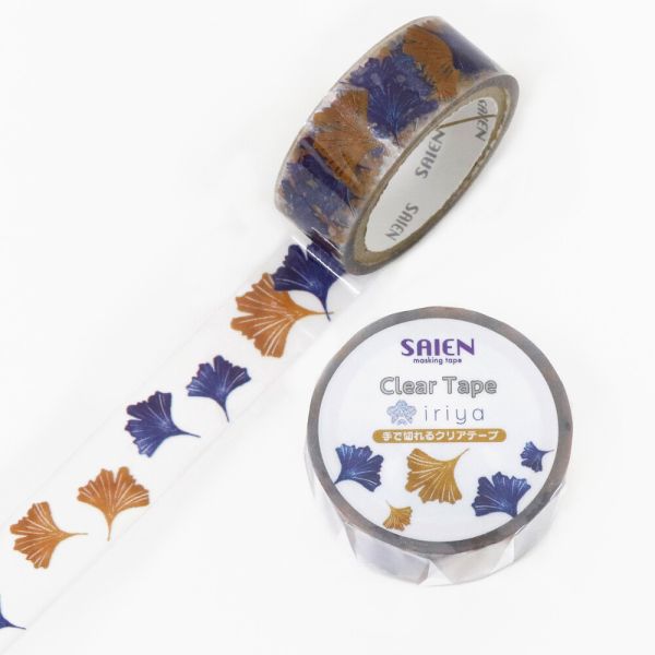 Ariane GERARD×SAIEN クリアテープ Ginkgo 銀杏 15mm