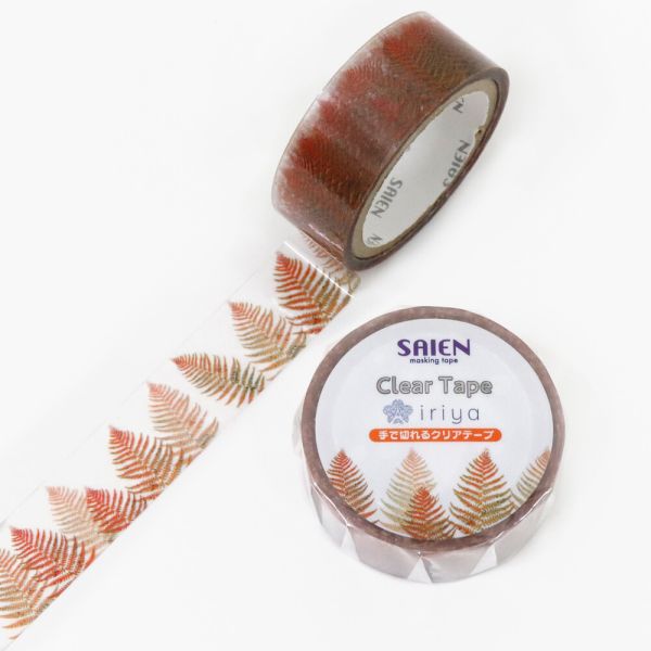 Ariane GERARD×SAIEN クリアテープ Fougeres シダの葉 15mm