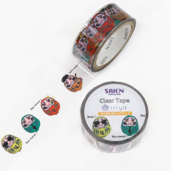 Ariane GERARD×SAIEN クリアテープ Bonne chance ! がんばって! 15mm