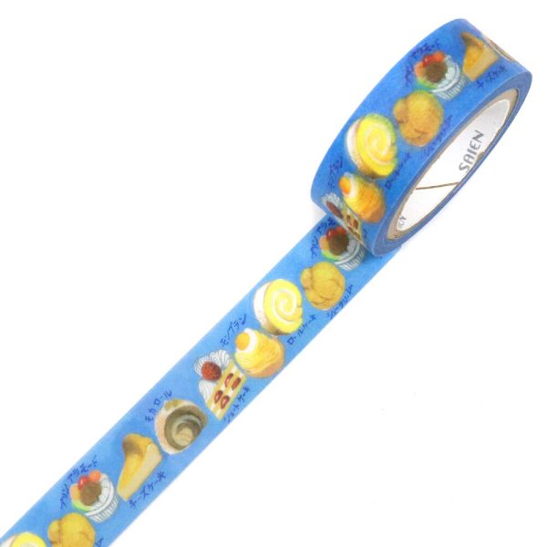 マスキングテープ 日本のケーキ 15mm×7m巻