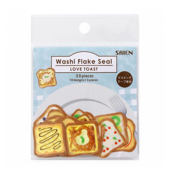 フレークシール LOVE TOAST Sweets [キャンセル・変更・返品不可]