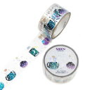 クリアテープ Nostalgic time(ノスタルジックタイム) 星空ボトル 20mm×3m巻 ホログラム箔