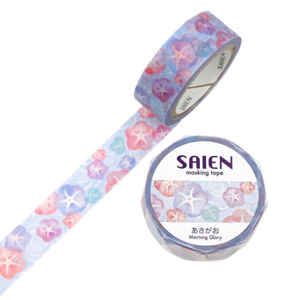 マスキングテープ あさがお 15mm×7m巻