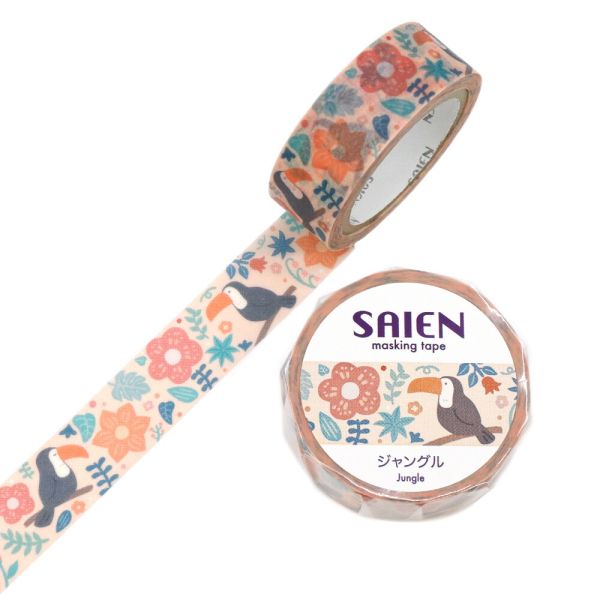 マスキングテープ ジャングル 15mm×7m巻