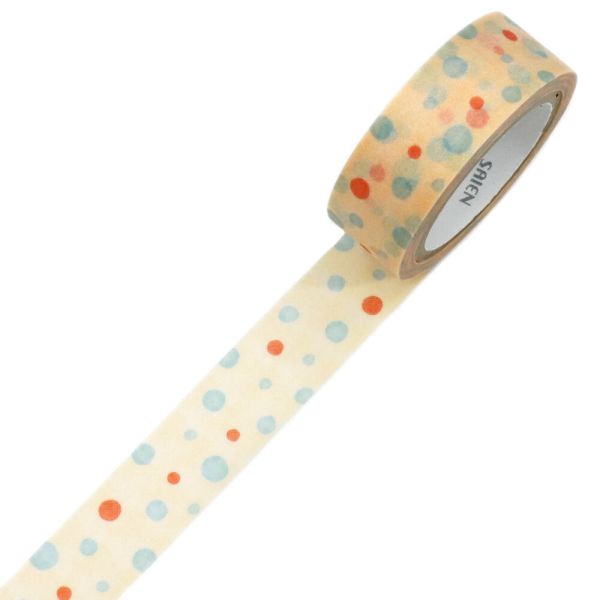 マスキングテープ クリームソーダ 3柄(各別柄) 15mm×7m巻