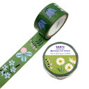 Mirva Malmgren×SAIEN マスキングテープ Flowers for the Nightless Night(白夜の花) 20mm×5m巻