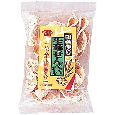田舎便り 生姜せんべい 単品