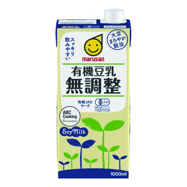 有機豆乳無調整スリム 1L ※セット販売(6点入り) [キャンセル・変更・返品不可]