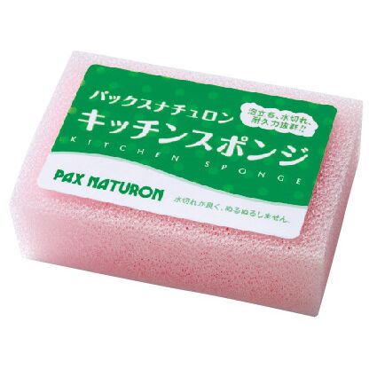 太陽油脂 ナチュロンキッチンスポンジ 単品 (赤)