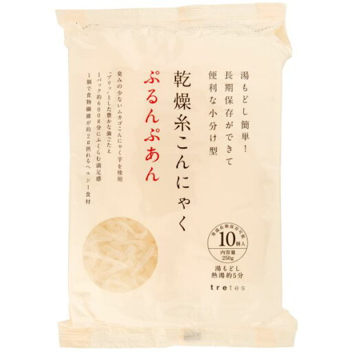 ぷるんぷあん(乾燥糸蒟蒻)250g 単品 ぷるんぷあん(乾燥糸蒟蒻)250g 単品