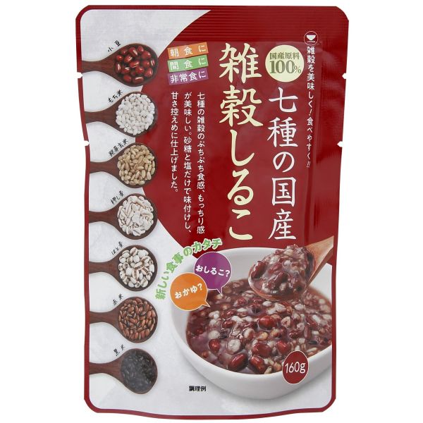 七種の国産雑穀しるこ 160g 単品