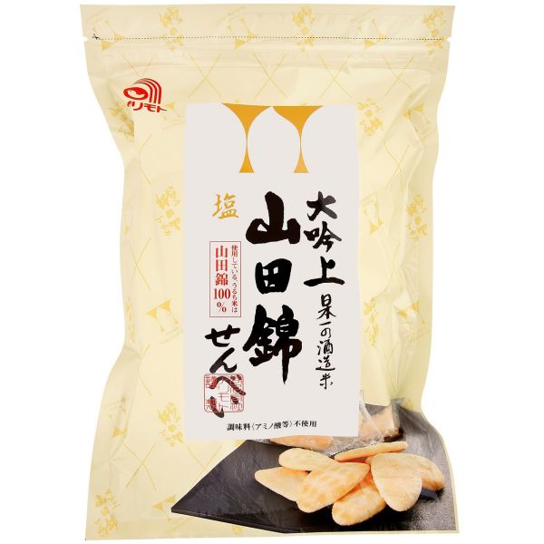 　ギフトサービスについて【メール便(定形外郵便)の配送について】※こちらの商品は、[メール便(定形外郵便)]での発送となります。※他商品との同梱された場合は、[宅配便]での発送となり通常の送料が掛かります。※[他商品との同梱][代金引換][配達日時指定]でのご注文をお受けできません。※原則ポスト投函となります。通常の[宅配便]と違い配達までのお時間が掛かる場合があります。幻の酒造米である「山田錦」の原料にこだわり、やさしい味のお煎餅に仕上げました。「山田錦」は至高の日本酒を生み出す最高の原料として、酒造メーカーから高く評価されており、中でも大吟醸酒、吟醸酒を造るには、これしかないと言われているほどです。そんな最高のお米でおせんべいを焼き上げました。■ブランド名: アリモト■内容量: 内容量:22枚商品サイズ:330mm×220mm×50mm 重量110g■原材料:うるち米(国産山田錦)、米油、塩、昆布粉末、鰹節粉■保存方法:常温■賞味期限:製造日から150日■規格補足:栄養成分(100g当り)エネルギー:458kcalたんぱく質:5.0g脂質:14.5g炭水化物:76.9g食塩相当量:1.0g商品特徴一覧アリモト、山田錦せんべい、1574(C-14F1)、アリモト、食品・菓子・飲料・酒 → 菓子 → 和菓子 → 煎餅・おかき、4970289321102、通信販売、通販、販売、買う、購入、お店、売っている、ショッピング▼関連商品はこちら。山田錦せんべい袋入 ねぎみそ味 単品山田錦せんべい袋入 しようゆ味 単品【山田錦せんべい袋入 塩 無添加 単品】広告文責(有)イースクエアTEL:0120-532-772幻の酒造米である「山田錦」の原料にこだわり、やさしい味のお煎餅に仕上げました。「山田錦」は至高の日本酒を生み出す最高の原料として、酒造メーカーから高く評価されており、中でも大吟醸酒、吟醸酒を造るには、これしかないと言われているほどです。そんな最高のお米でおせんべいを焼き上げました。■ブランド名: アリモト■内容量: 内容量:22枚商品サイズ:330mm×220mm×50mm 重量110g■原材料:うるち米(国産山田錦)、米油、塩、昆布粉末、鰹節粉■保存方法:常温■賞味期限:製造日から150日■規格補足:栄養成分(100g当り)エネルギー:458kcalたんぱく質:5.0g脂質:14.5g炭水化物:76.9g食塩相当量:1.0g※お客さま都合による、ご注文後の[キャンセル][変更][返品][交換]はお受けできませんのでご注意下さいませ。※当店では、すべての商品で在庫を持っておりません。記載の納期を必ずご確認ください。※ご注文いただいた場合でもメーカーの[在庫切れ][欠品][廃盤]などの理由で、[記載の納期より発送が遅れる][発送できない]場合がございます。その際は、当店よりご連絡させていただきます。あらかじめご了承ください。※リニューアル等により パッケージ、仕様、セット内容 が変更になる場合がございます。予めご了承下さい。【メール便(定形外郵便)の配送について】※こちらの商品は、[メール便(定形外郵便)]での発送となります。※他商品との同梱された場合は、[宅配便]での発送となり通常の送料が掛かります。※[他商品との同梱][代金引換][配達日時指定]でのご注文をお受けできません。※原則ポスト投函となります。通常の[宅配便]と違い配達までのお時間が掛かる場合があります。こちらの商品は【お取り寄せ(14営業日以内に発送予定)】となります。あらかじめご了承くださいませ。