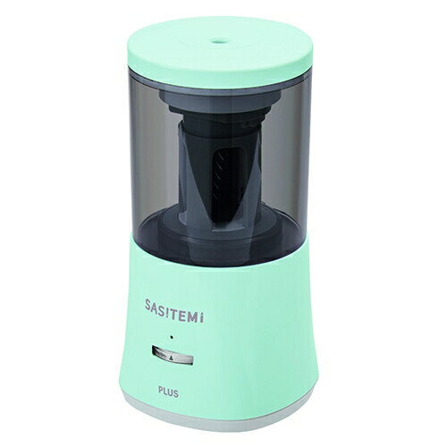 [プラス] スーパー全自動鉛筆削り SASITEMI(サシテミ) ブルー 84-017 [キャンセル・変更・返品不可]