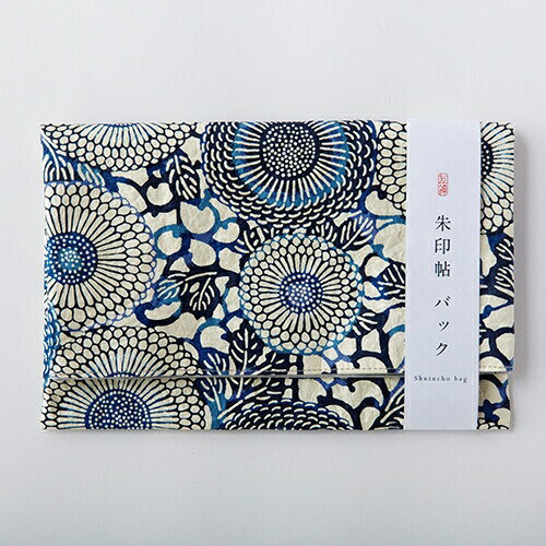 [尚雅堂] バッグ 朱印帖バッグ SB-10 菊唐草 黒 23310 [キャンセル・変更・返品不可]