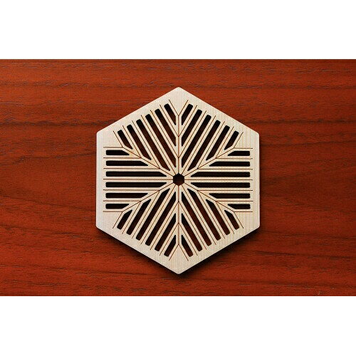 [クルーシャル] コースター ウッドコースター クリスタル T190045CR