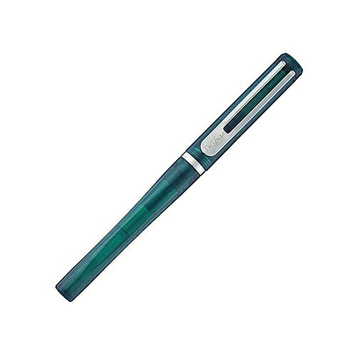 [ナカバヤシ] 万年筆 PENFORT Facet クリアグリーン F(細字)TPF-001-CG-F [キャンセル・変更・返品不可]