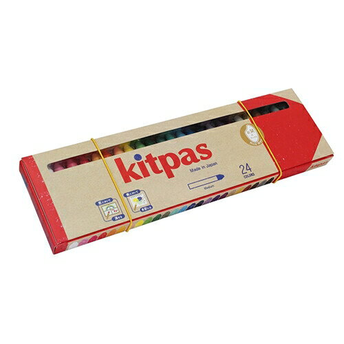 [日本理化学工業] パステル キットパスミディアム(ライスワックス) 24色 KMRE-24C [キャンセル・変更・返品不可]のサムネイル