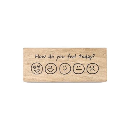 [こどものかお] スタンプ #手帳はんこ部 表情 0400-017 [キャンセル・変更・返品不可]のサムネイル