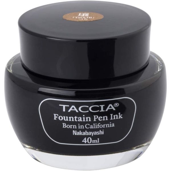 [ナカバヤシ] TACCIA 万年筆用インク(水性染料) すなおいろ・インク 40ml つち TFPI-WD40-02 [キャンセル・変更・返品不可]