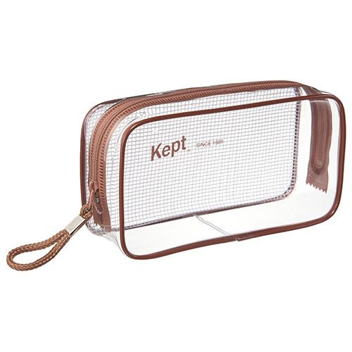 [レイメイ藤井] Kept/ケプト クリアペンポーチ 限定カラー ブラウン KPF9021C