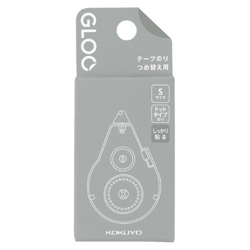 [コクヨ] グルー テープのり しっかり貼る つめ替え用テープ Sサイズ タ-G410-07