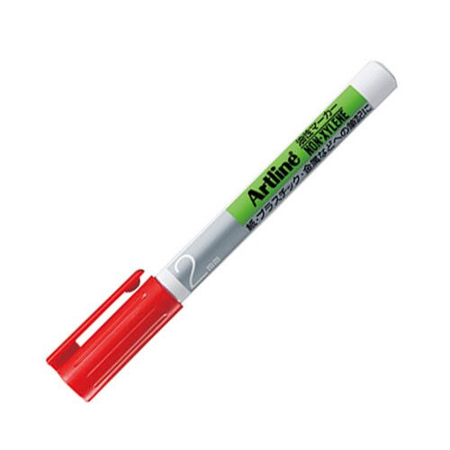 [シヤチハタ] アートライン 油性マーカー 丸2 赤 K-700 [キャンセル・変更・返品不可]