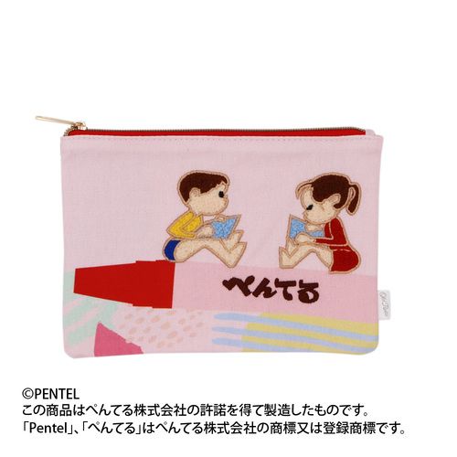 [Old Resta] サガラ刺繍ポーチ ぺんてる OR460877 [キャンセル・変更・返品不可](4)