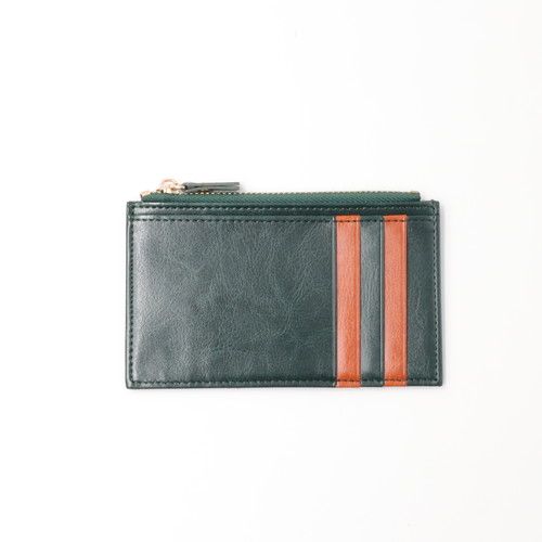 [Greeful] フラグメントケース ダークグリーン×キャメル 643267 [キャンセル・変更・返品不可]