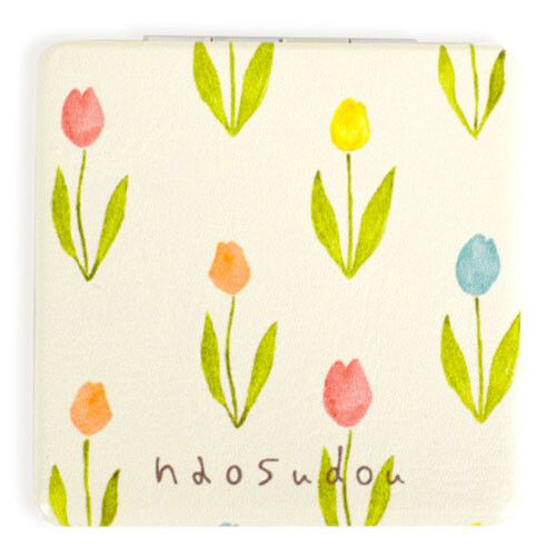 [ディバージョン] naosudou コンパクトミラー tulip カラフル NMR-19 [キャンセル・変更・返品不可]