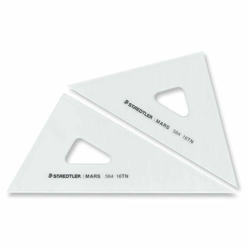 [ステッドラー日本] マルス 製図用三角定規 16cm/厚2.5mm 564 16TN [キャンセル・変更・返品不可]