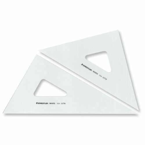 [ステッドラー日本] マルス 製図用三角定規 26cm/厚2.5mm 564 26TN [キャンセル・変更・返品不可]