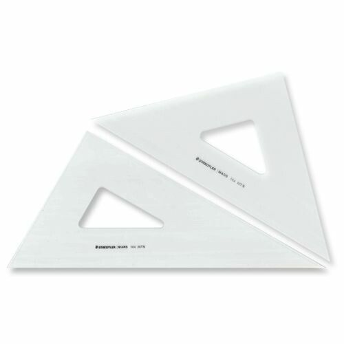 [ステッドラー日本] マルス 製図用三角定規 32cm/厚2.5mm 564 32TN [キャンセル・変更・返品不可]