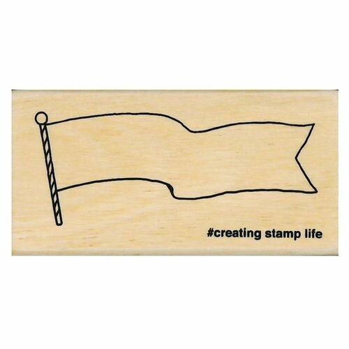 [こどものかお] N アイラブスタンプ フラッグ 1535-013 [キャンセル・変更・返品不可]