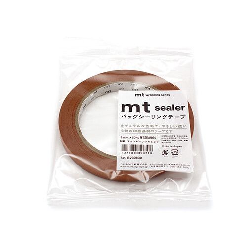 [カモ井加工紙] mt sealer 和紙 マットバーントオレンジ MTSEA064