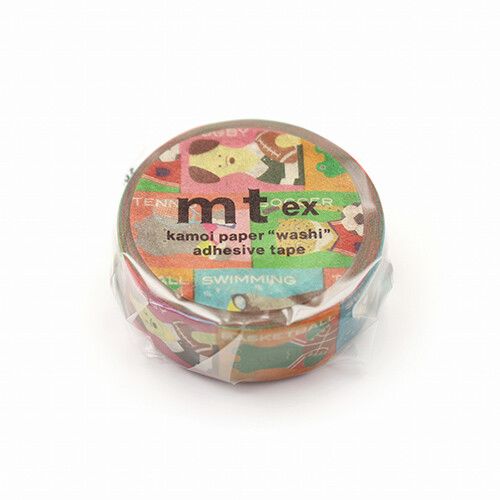 [カモ井加工紙] mt ex 動物×スポーツ MTEX1P250