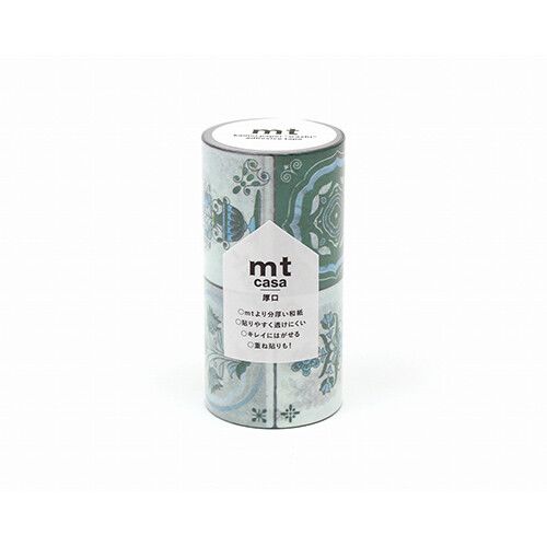[カモ井加工紙] mt casa 厚口 タイル・フラワー MTCAS019