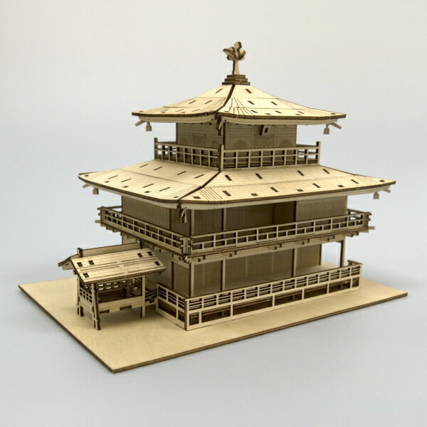 木製パズル ki-gu-mi 金閣寺 [キャンセル・変更・返品不可]