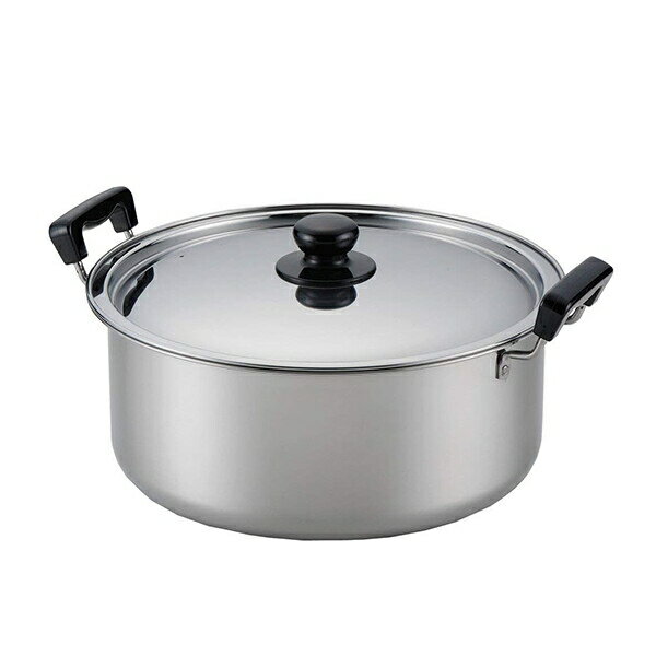 ヨシカワ 満菜 ステンレス大型鍋 30cm [キャンセル・変更・返品不可]