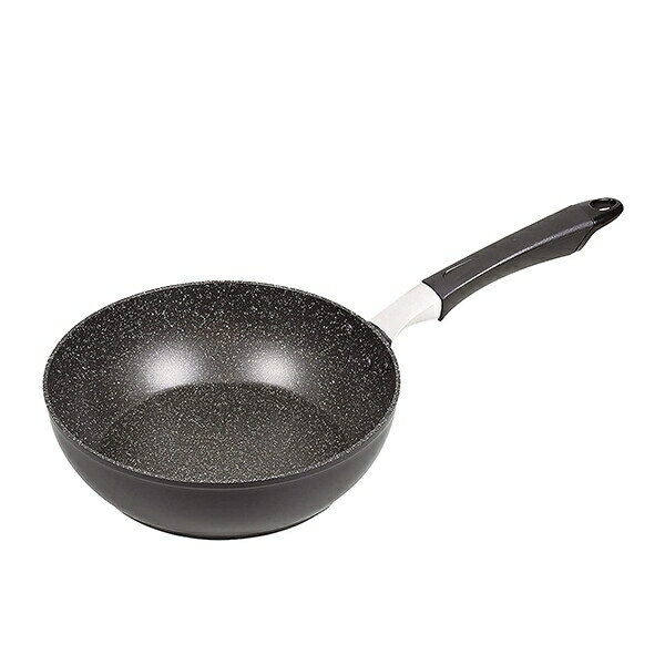 パール HB-4370 IH対応 メガマーブル 深型フライパン24cm [キャンセル・変更・返品不可]
