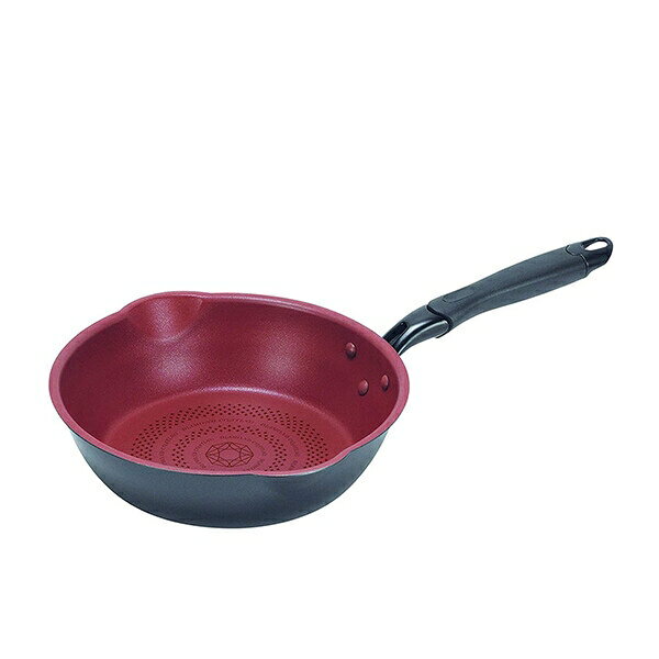 パール HB-5590 クックサイン IH対応 極深フライパン24cm [キャンセル・変更・返品不可]