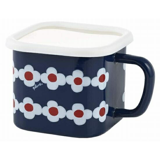 プルーン(plune) ホーロー製マルチスクエアポット OHANA・NB YJ-814 日本製 [キャンセル・変更・返品不可]