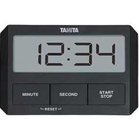[タニタ] ガラスにつくタイマー ブラック TD-409BK [キャンセル・変更・返品不可]