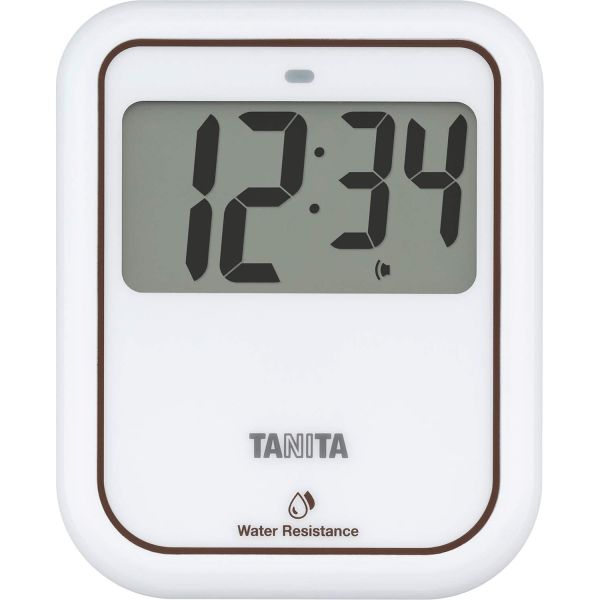 [タニタ] 非接触タイマー 洗えるタイプ ホワイト TD-422WH [キャンセル・変更・返品不可]