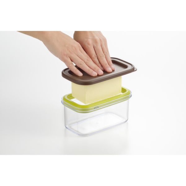 ヨシカワ SJ3324 ホームベーカリー倶楽部 シール蓋で保存ができるバターカッター [キャンセル・変更・返品不可]